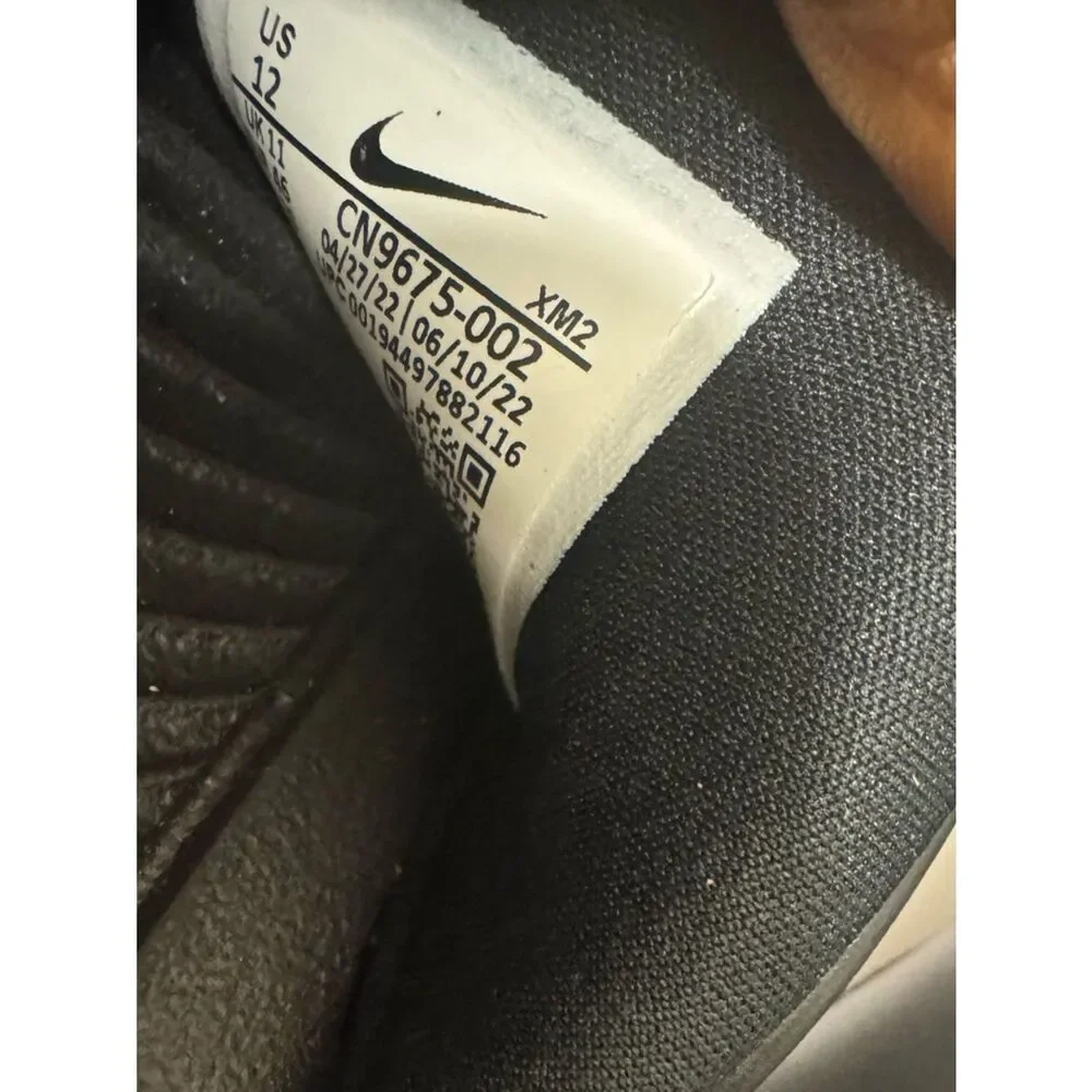 NIKE VICTORI ONE SLIDE BLACK / WHITE BLACK SLIDES SLIDE ON SANDAL size 12
